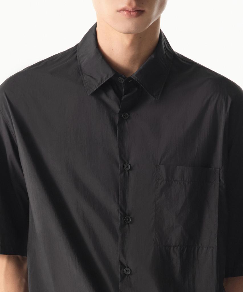 MUSINSA STANDARD [City Leisure] Airweight Short Sleeve Shirt [Black]