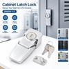 Keys Included Toggle Lock Concealed Cabinet Lock High Quality Hasp Latch  Toolbox