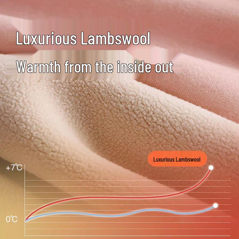 Langsha Women's Thickened Thermal Lamb Fleece Vest