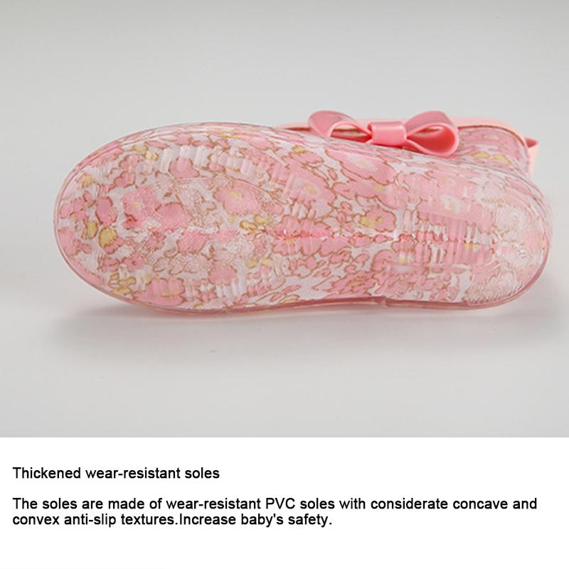 2024 Spring Fashion Classic Children's Shoes Pvc Rubber Kids Baby Cartoon Shoes Children's Water Shoes Waterproof Rain Boots