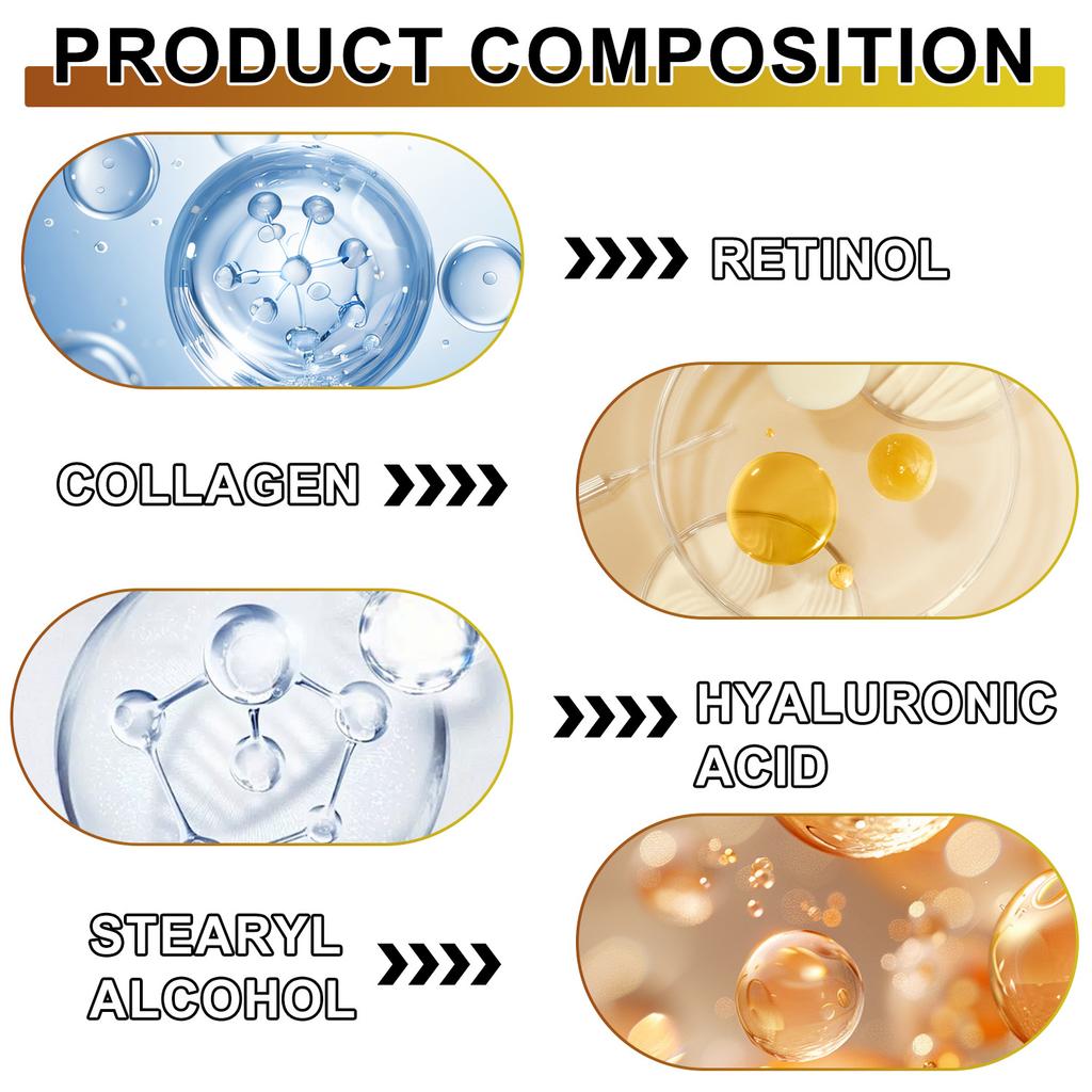 Clear Jar Lifting & Firming Fine Lines Retinol Collagen Face Cream 70g Moisturize and Brighten Skin Tone Revitalize and Nourish Hydrate