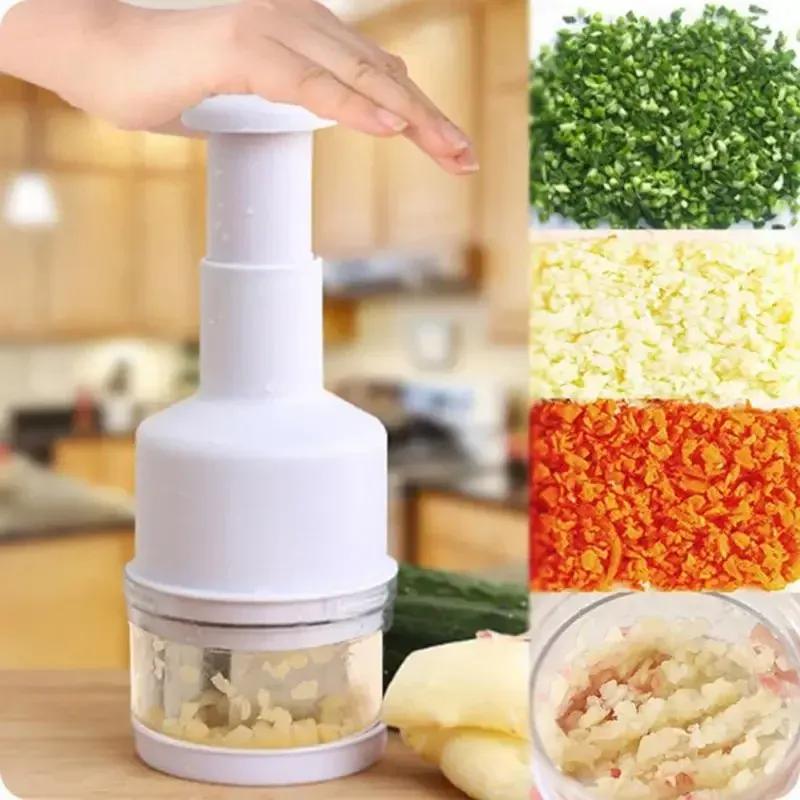 Multi-function Manual Onion Chopper Garlic Crusher Pressing Food Cutter Vegetable Slicer Peeler Mincer Kitchen Tools Durable New