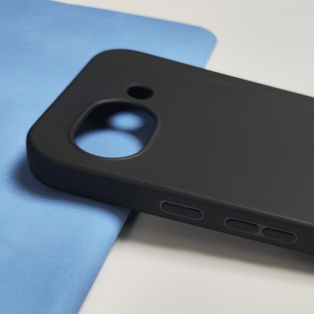 Черный матовый противоударный чехол из ТПУ для Google Pixel 10A