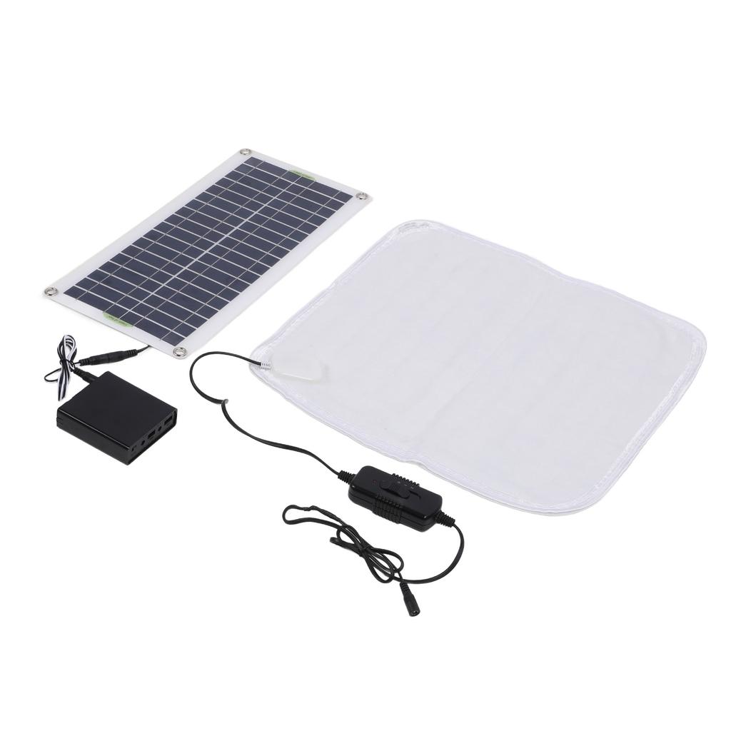 50 Вт портативная солнечная панель с 20 Вт 12 В электрическим одеялом аккумуляторная батарея эффективная зарядка для наружного применения