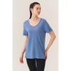 Huit V Neck Linen Short sleeVe Tee Htwts5k81t
