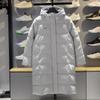 Li-Ning Женская длинная пуховая куртка-пуховик AYMV348