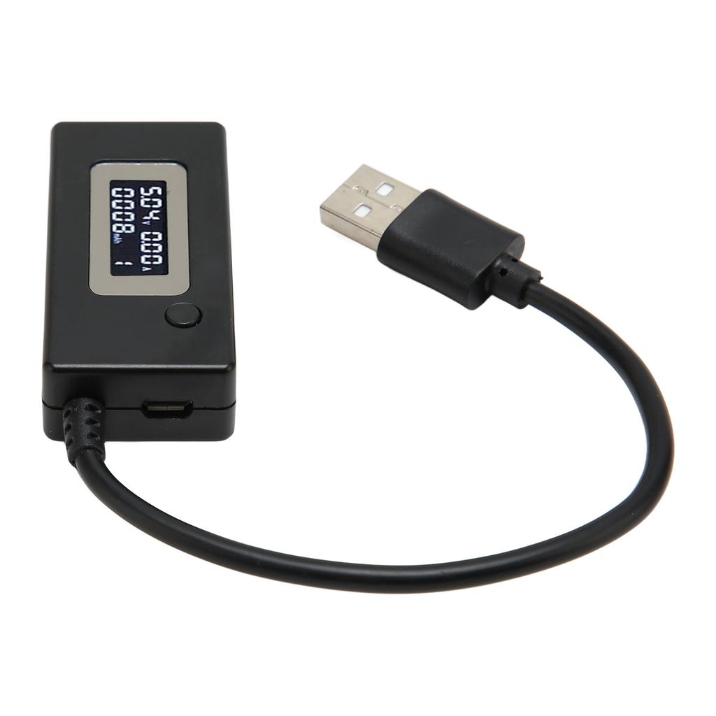 USB тестер напряжения и тока ЖК-дисплей 50 мА‑3500 мА USB мультиметр 3‑15 В 0,05 А‑3,50 А