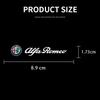 WFMJR1 Car Emblem Logo Decorative Stickers Badge Decal Interior Styling For Alfa Romeo Giulietta GT 159 147 156 Brera Giulia Stelvio