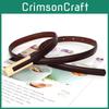 Premium Pu Waist Belt For Women With Narrow Width And Alloy Closure For Daily Casual