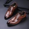 Fashion Fashion Lace Up Derbies Shoes 2024 Men Leather Shoes Fashion Business Casual Shoes Wedding Party Shoes Oxford Shoes for Men
