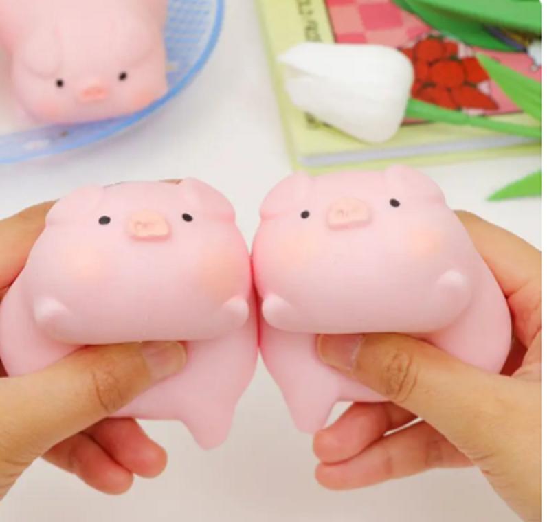 Декомпрессия милой свиньи, креативная открытка с отскоком игрушки для защемления вентиляции для кампуса декомпрессии животных