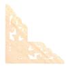 4PCS Wood Carved Onlay Applique Woodcarving Corner Decal Home Furniture Decoration