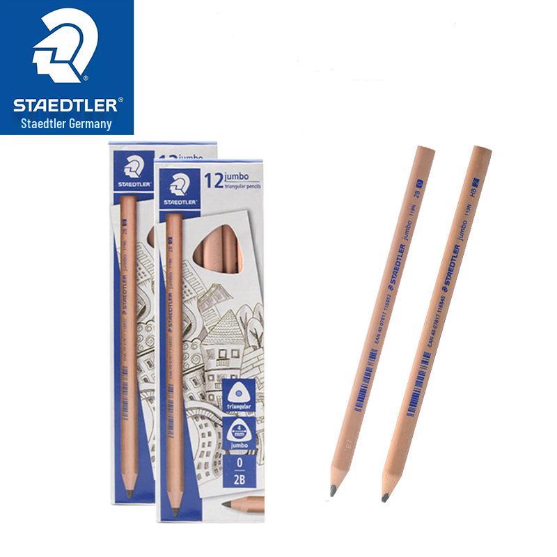 STAEDTLER Экологичный трехгранный карандаш HB/2B в деревянном корпусе.