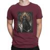 Мужские футболки Malenia god DARK SOULS Хлопковые топы Модные футболки с коротким рукавом и круглым вырезом Печатные футболки
