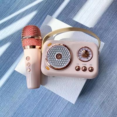 Портативный UHF-микрофон, аудиосистема, домашний КТВ-вечеринка, мини-детский караоке, Bluetooth-динамик, беспроводной сабвуфер, стерео Caixa De Som B152