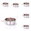 Hanger Cage Cup Hanging Feeder Dish Travel Food Water Bowls Stationary Dog Bowl Pet Feeding Tools