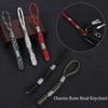 Lanyards Outdoor Survival Kit Car Key Chain Keychain Charms Rune Bead Parachute Cord Keychains