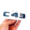 3D ABS Black C63 C43 C180 C220d C300 Logo Letters 4MATIC Badge Car Rear Star Sticker AMG Emblem For Mercedes Benz W205 C205 W206 VU6