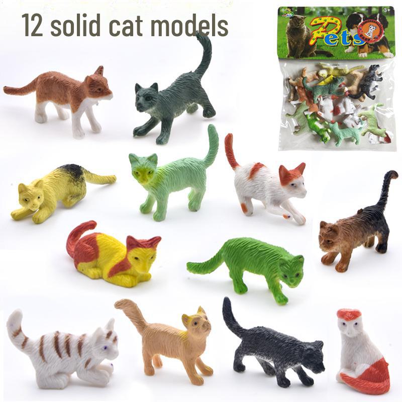 Wild Animal & Marine Insect Farm Model: Dinosaur Soft Glue Toy Set for Kids