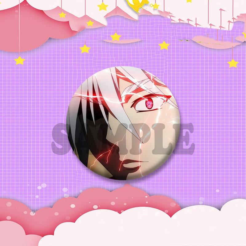 Plunderer Anime Soft Button Pins Licht Bach Jail Murdoch Cartoon Badge Anime Merchandise Round Brooch Bag Clothes Accessories