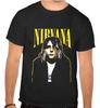 Черная футболка с логотипом Nirvana Курта Кобейна -1035-