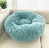 Home Plush Pet Nest Winter Cat Nest Dog Nest Warm Detachable and Washable Round Cat Nest Pet Bed Seasonal Universal Decoration