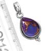 Серебряный кулон 925 пробы, женская бижутерия с драгоценными камнями, подарок на день рождения, сине-зеленый, фиолетовый, медный, бирюзовый, жемчужный, лазурит, перламутровый коктейль