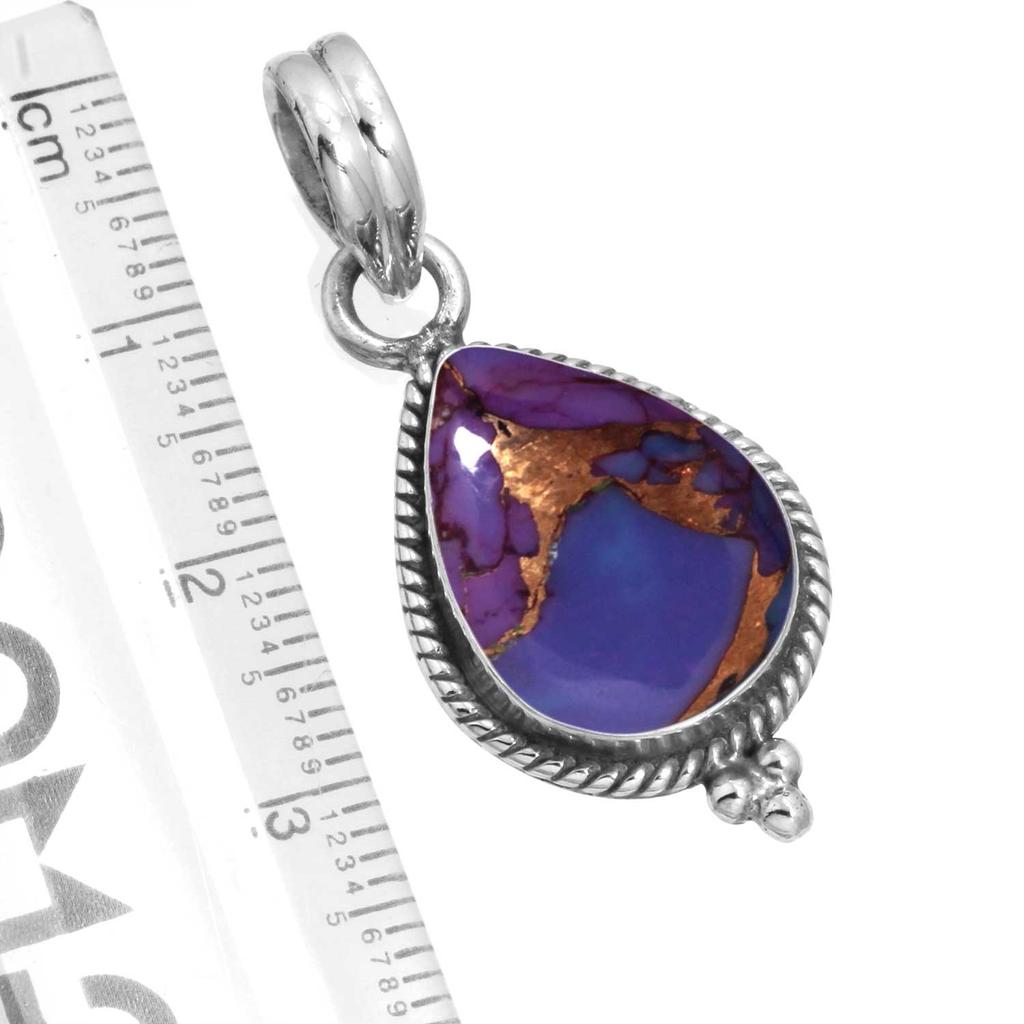 Серебряный кулон 925 пробы, женская бижутерия с драгоценными камнями, подарок на день рождения, сине-зеленый, фиолетовый, медный, бирюзовый, жемчужный, лазурит, перламутровый коктейль