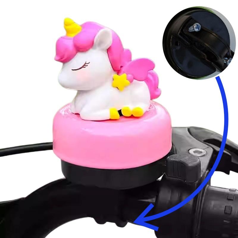 Cute Cartoon Unicorn Bicycle Bell Universal Loud Safety Horn Balance Bike Skateboard Scooter Parts Sport Science Gift for Adults2