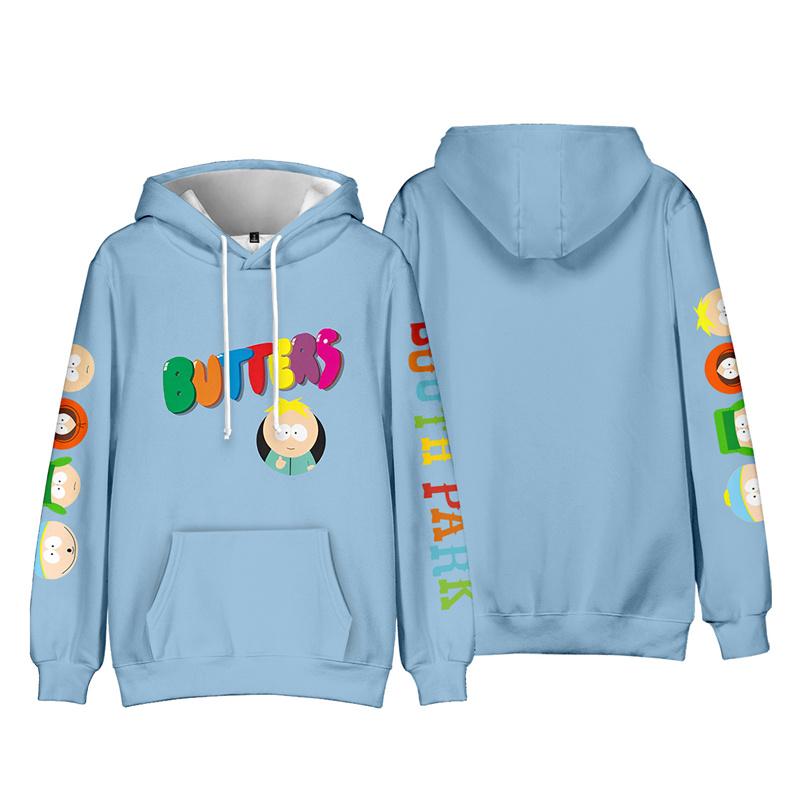 Cute Youth Collage Series Print Hoodie for Men, Simple Cartoon Figure and Color Text Graphics Full Graphic Loose Pullover, Ideal for Theme Gatherings