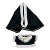 Niannyyhouse 20cm Plush Black Cotton Clothes, Nun's Clothes, Dress, Headgear, Doll, Dress-Up (20cm)