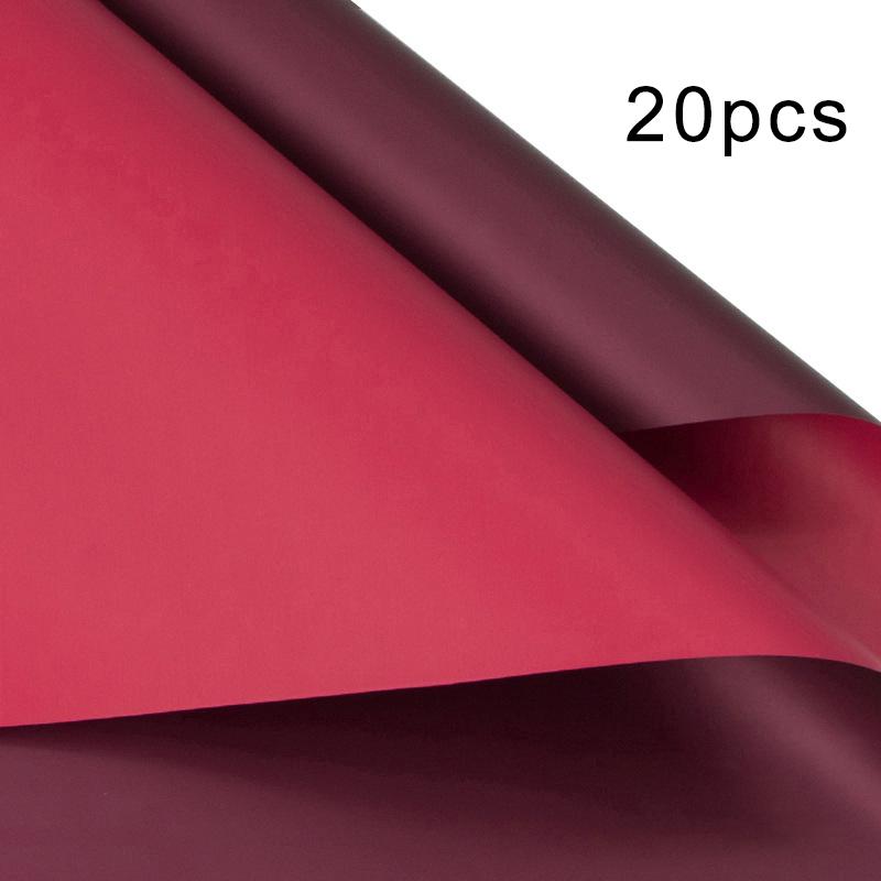 20Pcs Waterproof Flower Gift Wrapping Paper Florist Bouquet Packaging DIY Decor