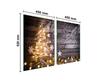 Glass protective plate for the stove 2x45x52 Christmas