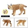 Oenux Симуляция Дикие Животные Бенгальская Кошка Тигр Рысь Каракал Леопард Фигурка Фигурки Модель Образование Миниатюра Игрушка для Детей