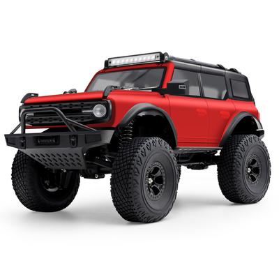 1:Машина на радиоуправлении 18-го масштаба 4WD Внедорожный гусеничный грузовик с литыми дисками, светодиодными огнями, двумя режимами скорости, сигнализацией низкого заряда батареи, дальность 60 м