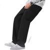 MINISO Men's Straight-Leg Pants, Loose-Fit Large Size Draping Trousers, Spring Sports Pants for Men, Casual Pants Z, Flax Gray, 2XL