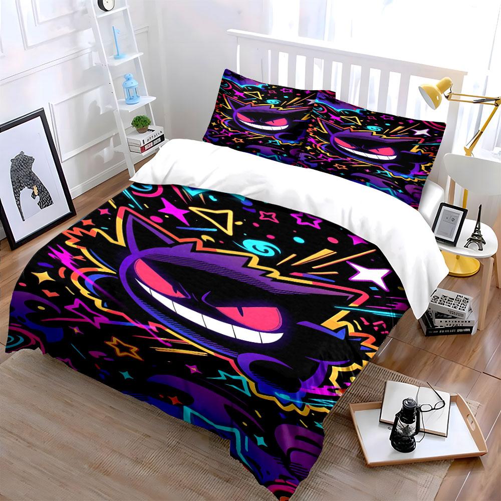 "Vibrant cosmic mischief unleashed!" Bedding sets Duvet covers Pillowcases(1* Duvet Cover 2* Pillowcases without duvet insert)