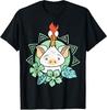 Moana Pua Hei Hei Tropical Graphic Black TShirt