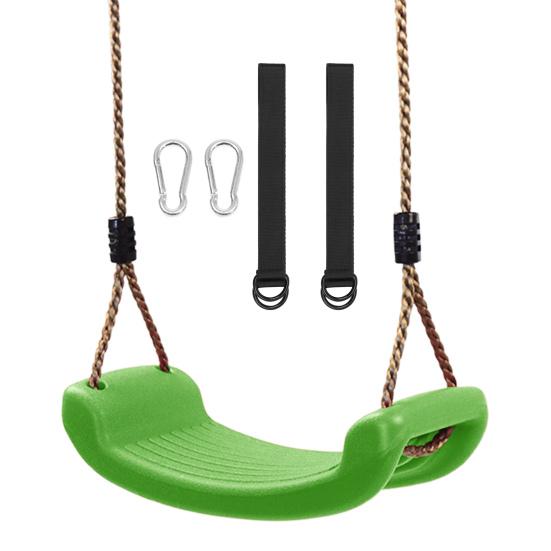Детское сиденье-качели с регулируемой веревкой, аксессуары, сверхпрочное, нескользящее, для детей, для помещений и улицы, для игровой площадки, сада, двора, патио, подвесной набор качелей