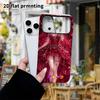 Phone Case: 2D Flat Samsung Galaxy A34 A35 M05 M06 S20 S22 S21 FE Plus 5G Protective Case, Ruby Girl, Perfect Christmas and Halloween Holiday Gift