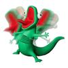 3D-печатная качающаяся ящерица Украшение Пружинная качающаяся фигурка ящерицы Игрушка-антистресс Украшение для дома и офиса Подарок для любителя мемов