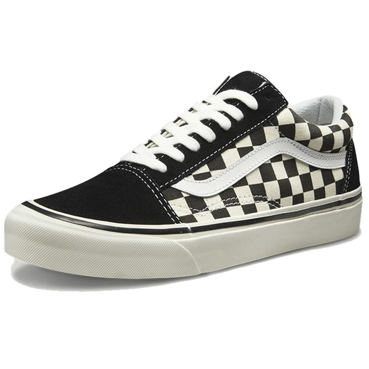 Vans Old Skool 36 DX Anaheim Lightweight Low top Skateboard Shoes Unisex Black White (Unisex) Skate Shoes VN0A38G2OAK