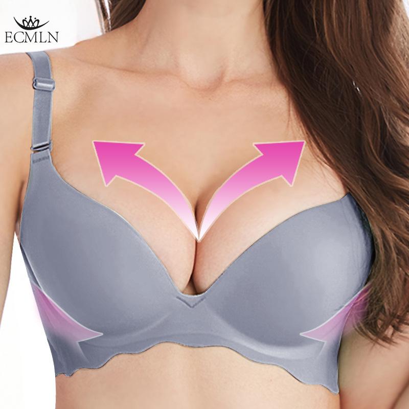 Бесшовный бюстгальтер Push-up без стального кольца, нижнее белье, бесшовный бюстгальтер для женщин