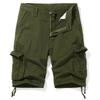 Cozy Up Men's Lightweight Multi Pocket Cotton Casual Cargo Shorts with Zipper Pockets(No Belt)