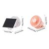 Adjustable Clip on Mini Fan Low Noise Mini Solar Powered Fan Convenient Portable Solar Fan  Camping
