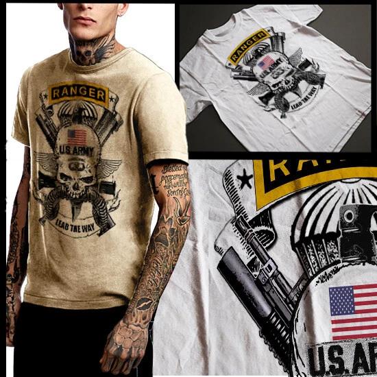 Army Ranger T-Shirt US Flag Veterans Day Sua Sponte Special Forces Paratrooper