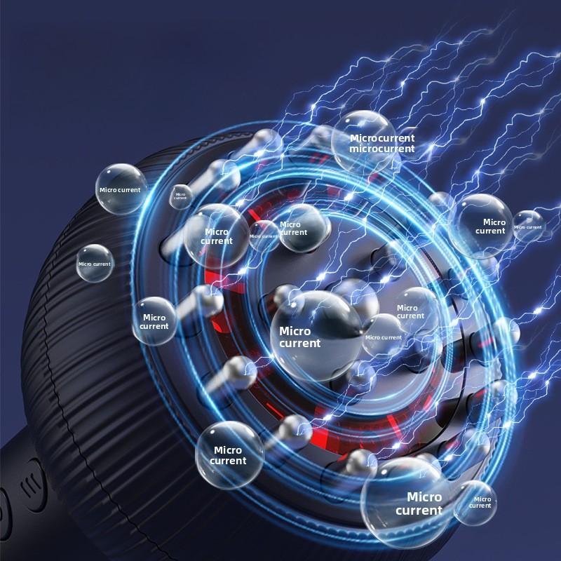 Интеллектуальная электрическая микротоковая массажная щетка бытовой скребок прибор вакуумный массажный артефакт прочищающая меридианы всего тела щетка