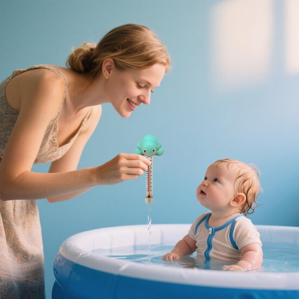 Cartoon Animals Swimming Pool Float Temperature Measurement 3ml