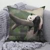 Симпатичная панда с животным узором, чехол для подушки для дома, гостиной, дивана, спальни, украшение, квадратная наволочка