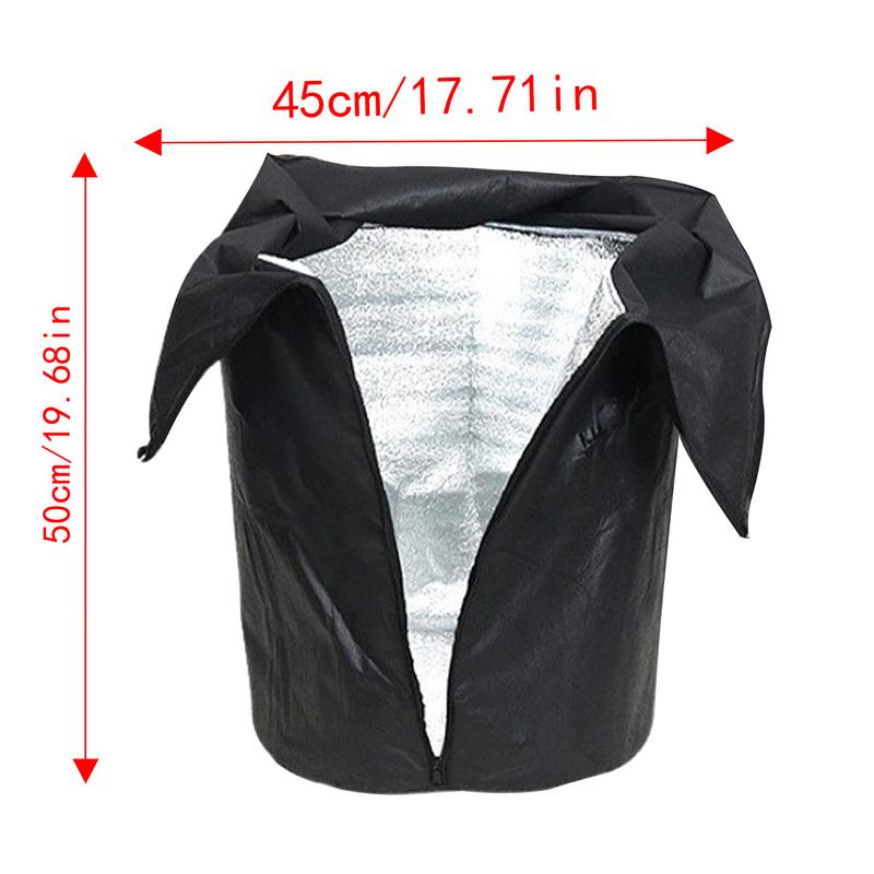 1PC 45x50cm Plant Insulation Cover Winter Protection For Plants Frost Protection Bag For Potted Anti-freeze Cove